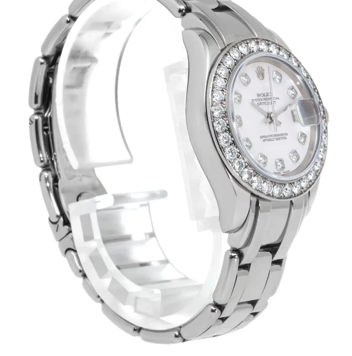 Prestigious Jewelrys 80299 Datejust Gold White Rolex 0712